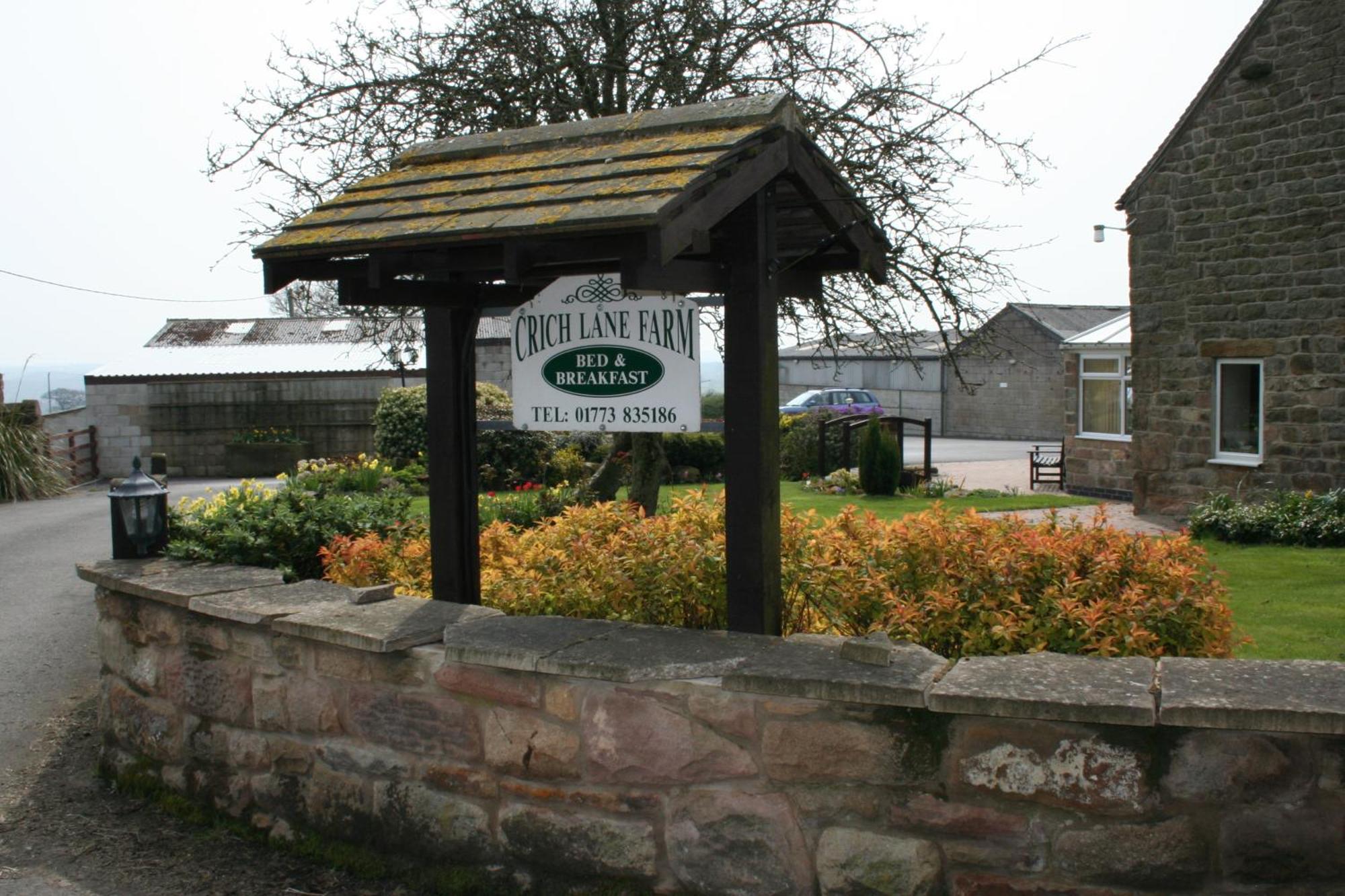 Crich Lane Farm Bed & Breakfast Alfreton Bagian luar foto